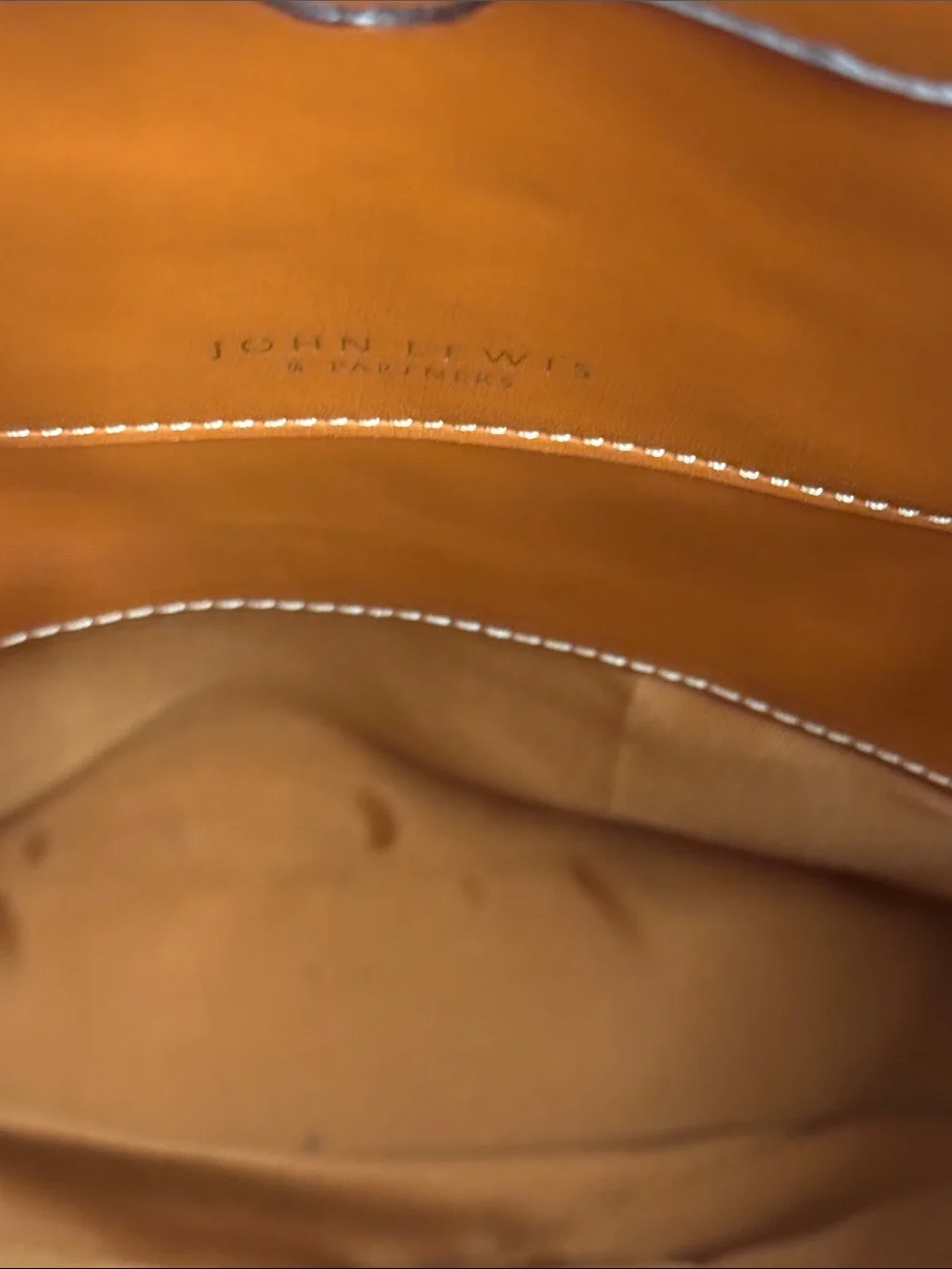 John Lewis pebbled grain leather, the zipped backpack